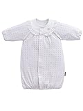 犬印本舗 INUJIRUSHI Baby 日本 製 ドレス ＆ カバー オール 50 ～ 60 ㎝ ピンク