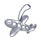 グリミス Glimmis エアプレーン ブルー BL 北欧 リフレクター 反射 キーホルダー 再帰反射素材 3M