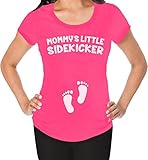 Mommy 's Little side-kicker – Mom To Be面白い妊娠マタニティシャツ US サイズ: 3L
