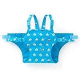 どこでもサポート赤ちゃん安心チェアベルト　おしゃれヨットでバカンスの旅（スケアー地・スカイブルー）　B2603200　日本製