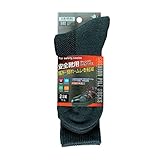 【2足組5セット販売】おたふく手袋　S-812　クッションパイルソックス 先丸 2足組 L グレー サイズ　25.0-27.0cm