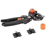 プロフェッショナルガーデンフルーツツリーローズブドウ盆栽剪定はさみはさみステンレスヘビーデューティグラフトの切削工具+2ブレード