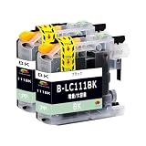 【TAKEYUKI】LC111-BK ブラック 2本 互換インクカートリッジ 互換品 互換インク 純正品併用 LC111-4PK 大容量 残量表示機能付 ICチップ対応 DCP-J957N J757N J557N J952N J752N J552N MFC-J877N J987DWN J897DN J827DN J727DDW J980DN J890DWN J820DN J720DW
