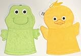 Set of Duck and Frog Wash Mitt Puppets by Greenbriar [並行輸入品]