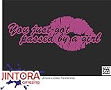 JINTORA ステッカー/カーステッカー - you just went through a girl's kiss - あなたはちょうど女の子のキスを行った - 210x78 mm - JDM/D