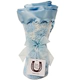 Max Daniel Baby Plush Print Security Blanket - Blue Giraffe by Max Daniel Designs