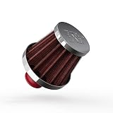 K&N 62-1600RD Vent Air Filter / Breather: Vent Air Filter/ Breather; 0.375 in/0.5 in (10 mm/13 mm) Flange ID; 1.75 in (44 mm) Height; 2 in (51 mm) Base; 1.5 in (38 mm) Top