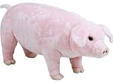 座れるぬいぐるみ(耐加重80KGまで)『アニマルシリーズ　ぶた』【FBC】(#9841946)サイズ：幅23×奥69×高30cm【ブタ 豚 ぬいぐるみ 動物 どうぶつ スツール いす イス 椅子 チェアー】