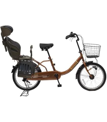 子供乗せ自転車 後ろ乗せ 20インチ ヘッドレスト付きチャイルドシート 