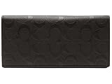 (コーチ) COACH 財布 長財布 二つ折り メンズ ブラック レザー f75365blk ...