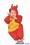 かわいいハロウィン悪魔赤ちゃん子供サイズコスチューム変装