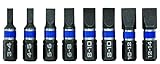 IRWIN Tools 1899884 Impact Performance Series Insert Bit Set, Assorted Slotted, 1-Inch Length, 8-Pac