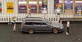 1/64 ZOOM 日産 GTR R34 WAGON ワゴン ステージア グレー