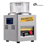 CGOLDENWALL　磁気バレル研磨機　タイマー付　磁気ポリッシャー バリ除去　金属磨き シルバー磨き 銀磨き ジュエリー工具 110V 【一年保証期間】 (磁気バレル研磨機)