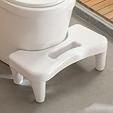 PAVSTINE トイレ 踏み台 大人用 子供用 4段階高さ調節可能(17-23cm) 滑り止め 便秘解消 トイレトレーニング 座り姿改善 姿勢サポート 補助踏み台 多機能 洗面台 浴室 足置き台 ホワイト