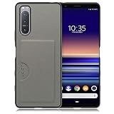 LOOF Skin Slim-Slot Xperia 5 II SOG02 SO-52A 用 エクスペリア ケース カバー カードポケット カード収納 カード 背面 スマホケース スマホカバー 背面カード収納[グレー]