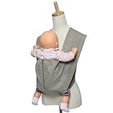 tacmamy(タックマミー) 抱っこ紐/抱っこひも 無地 綿麻 全3色(L, ライトブラウン)