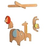 Petit Collage プチコラージュ　木製 モビール ベビーギフト 出産祝い インテリア (サファリ Safari)