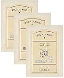 【The Face Shop (ザ・フェイスショップ)】リッチハンドV スペシャルケア ハンドマスク 3枚【並行輸入品】