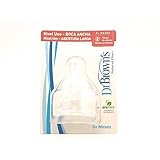 Dr. Brown's Wide-Neck Level 2 Replacement Nipples- 2 Pack by Dr. Brown's [並行輸入品]