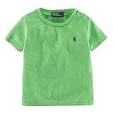 【ラルフローレン】RALPH LAUREN　半袖クルーネックTシャツ　ライトグリーン☆12Ｍ・18Ｍ・24Ｍ (12Ｍ, ライトグリーン)　並行輸入品　男の子　ボーイズ