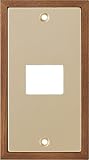 アルミ＆ウッド スイッチプレート ALUMI & WOOD SWITCH PLATE [ 1口/ゴールド ]