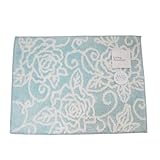センコー(Senko) クリアローズ バスマット 約45×60cm ライトブルー 67454