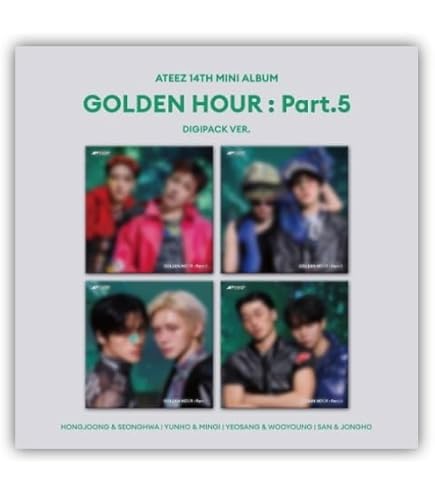 Amazon.co.jp: エイティーズ ATEEZ GOLDEN HOUR : Part.4 13th Mini