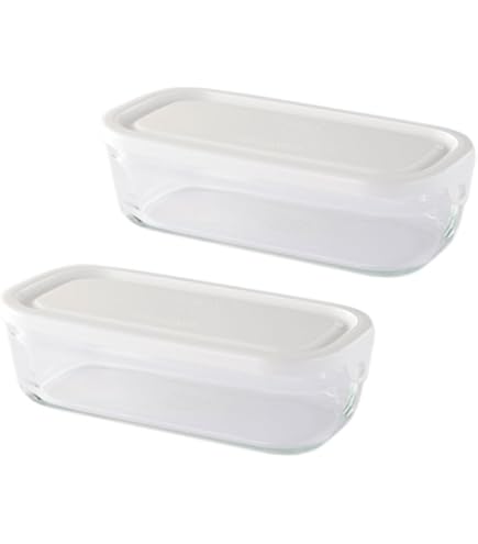 Amazon｜IWAKI/イワキ パック＆レンジ 耐熱ガラス保存容器 8個セット