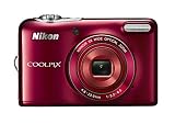 Nikon デジタルカメラ COOLPIX L32 レッド 光学5倍ズーム 2005万画素 乾電池タイプ L32RD