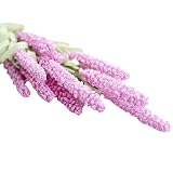 Zhhlinyuan 良質 12 Heads Artificial Lavender Flower Wedding Party Simulation Bouquet ホーム Decor 5 Pcs