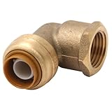 SharkBite U308LF FNPT Elbow, 1/2 X 1/2-Inch, 1-Pack by Sharkbite