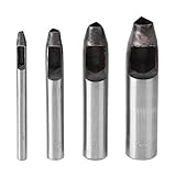 皮ポンチ・ハトメ　穴あけポンチキット　DIY手作りレザー掘削ツール　ハート形・水滴・方形　3タイプ全　SIKIWIND (○)