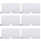 Amyehouse 6 Pocket Steam Mop Pads Replacement for Shark Euro Pro S3501 S3601 S3901