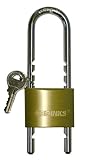 Brinks 181 – 50061 – 4ソリッド真鍮ロック調整可能なシャックル、2インチ