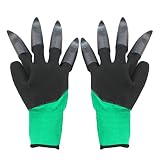 Zhhlinyuan 園芸用品 作業用手袋 Garden Genie Gloves, Thorn Resistant Gardening Gloves with Claws for Pruning R
