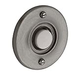 Baldwin 4851151ラウンドベルボタン、アンティークニッケル