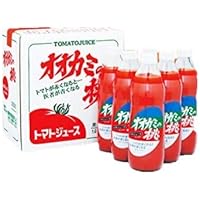 オオカミの桃　トマトジュース6本 Amazon.co.jp: ホクレン オオカミの桃（有塩トマトジュース） 1L