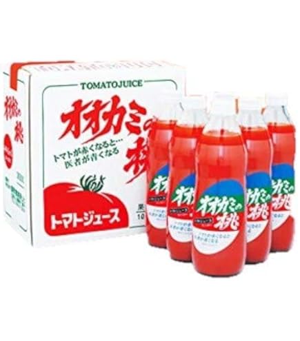 【新品未開封】オオカミの桃トマトジュース 果汁100% 食塩無添加 1L×12本 新品】オオカミの桃トマトジュース 果汁100% 無塩 1L×6本セット