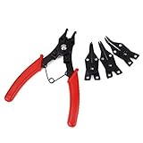 5pcs 4-in-1 Snap Ring Pliers Combination Retaining Circlip Clip Tool Set [並行輸入品]