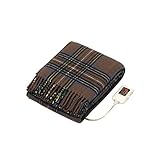Sugibo(スギボー) 【ネット通販限定モデル】洗える電気ひざ掛け ワイドサイズ 大きめ 160×120cm 日本製 SBHW20HW01(CB) カフェブラウン