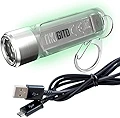Nitecore Tiki GITD グリーンキーチェーン懐中電灯 UV&高CRIライト付き 300ルーメン 毎日持ち歩く USB充電式 USB充電ケーブル