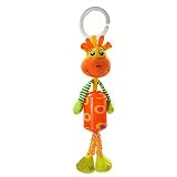 Taiguangベビーガールズボーイズ幼児ソフトぬいぐるみ漫画の動物ラトルHanging Toy