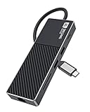 SAN ZANG MASTER ドッキングステーション Type-C 【4K HDMI出力ポート/PD 100W 急速充電ポート / 1Gbps イーサネット / 4つの USB-A ポート /1つの USB-C ポート/MicroSD & SDカード スロット搭載】MacBook Pro Air/iPad Pro/ChromeBook/USB C デバイス対応 10ポート ブラック