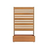 ガーデンフェンス 木製 日本製 高さ150cm 3cm間隔　ボックス付き/ブラック