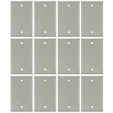 Sunlite Gang空白スイッチとコンセントプレート 1 Pack E401/I/12PK 12