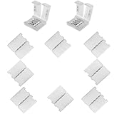 【10ヶセット】SMD5050 4ピン10mm幅RGB LEDテープクイックコネクタ(KB-5050RGB-C9) SMD5050 RGB LEDテープライト備品コネクター 半田付け不要！RGB LE