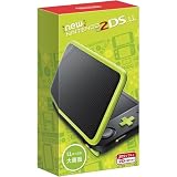 【整備済み品】 Newニンテンドー2DS LL ブラック×ライム SDカードフォーマット済