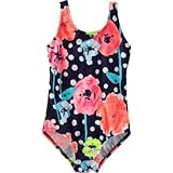 オシュコシュ OSHKOSH/ オシュコシュフローラルポルカドットスイムスーツ ネイビー 水着 18ヶ月【並行輸入】