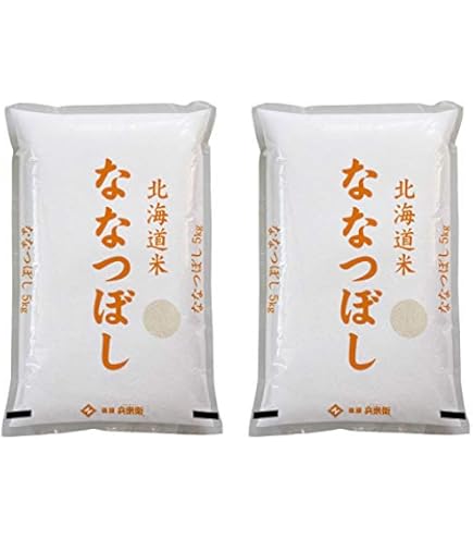 Amazon.co.jp: 米 10kg ななつぼし 北海道米 ななつぼし 10kg (5kg×2